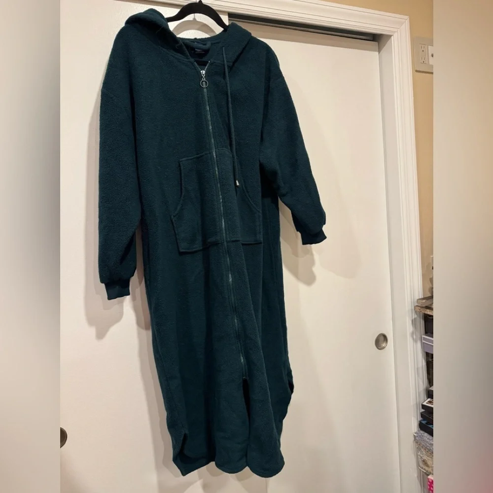 Cozy‎ Dark Green Hooded Jacket
